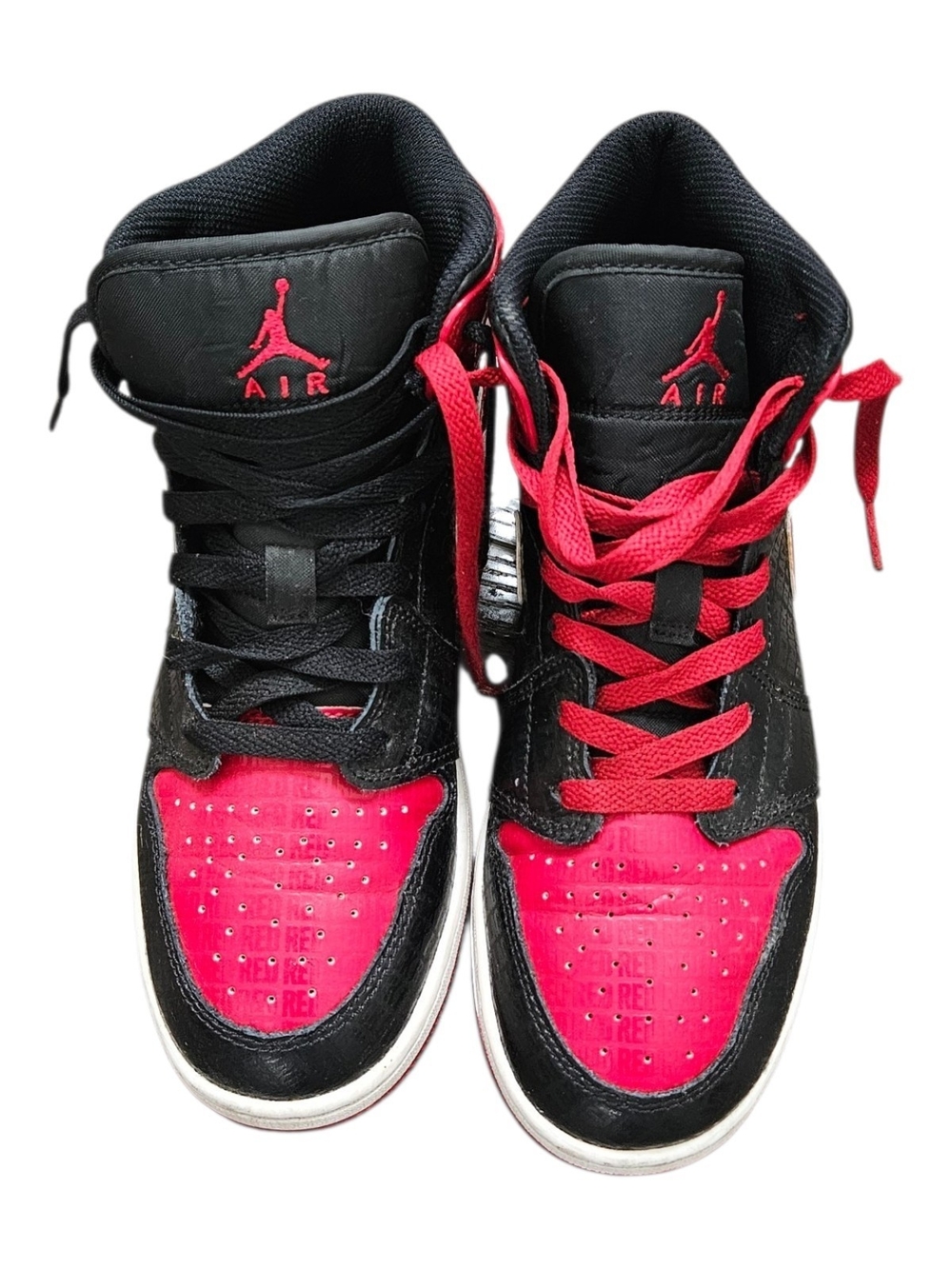 Nike Kids' Jordans High-Top Sneakers in Black and Red